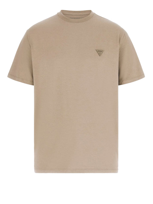 GUESS 2 USCITA T-shirt In Misto Modal Guess - Beige Impact Grey