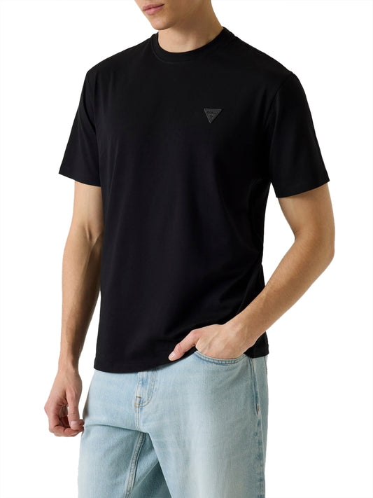 GUESS 2 USCITA T-shirt Guess In Misto Modal - Nero Nero
