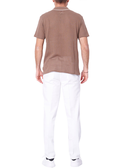 GUESS 2 USCITA T-Shirt Guess Daryl Crochet Knit P - Beige Beige