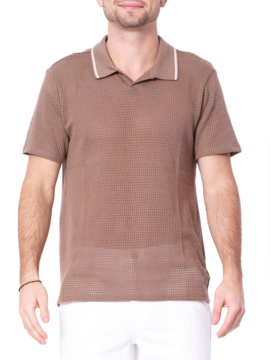 GUESS 2 USCITA T-Shirt Guess Daryl Crochet Knit P - Beige Beige