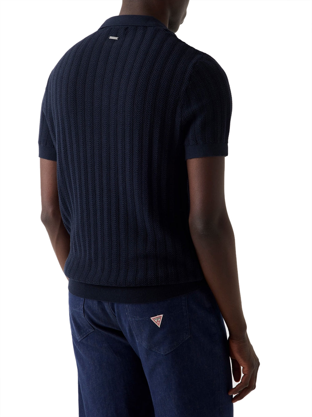 GUESS 2 USCITA Maglia Guess Lonny Polo Ss Harrin - Blu Notte Blu notte