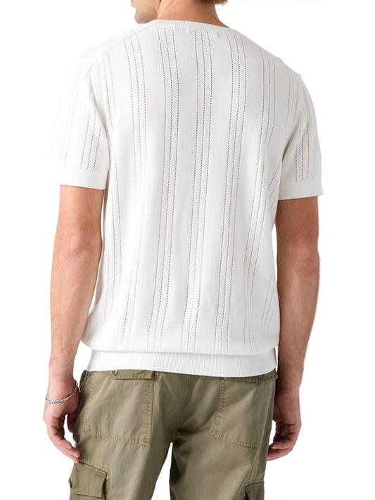 GUESS 2 USCITA T-Shirt Lindon Cn Ss Pointel Guess - Bianco Bianco