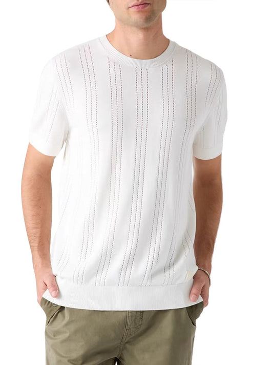 GUESS 2 USCITA T-Shirt Lindon Cn Ss Pointel Guess - Bianco Bianco