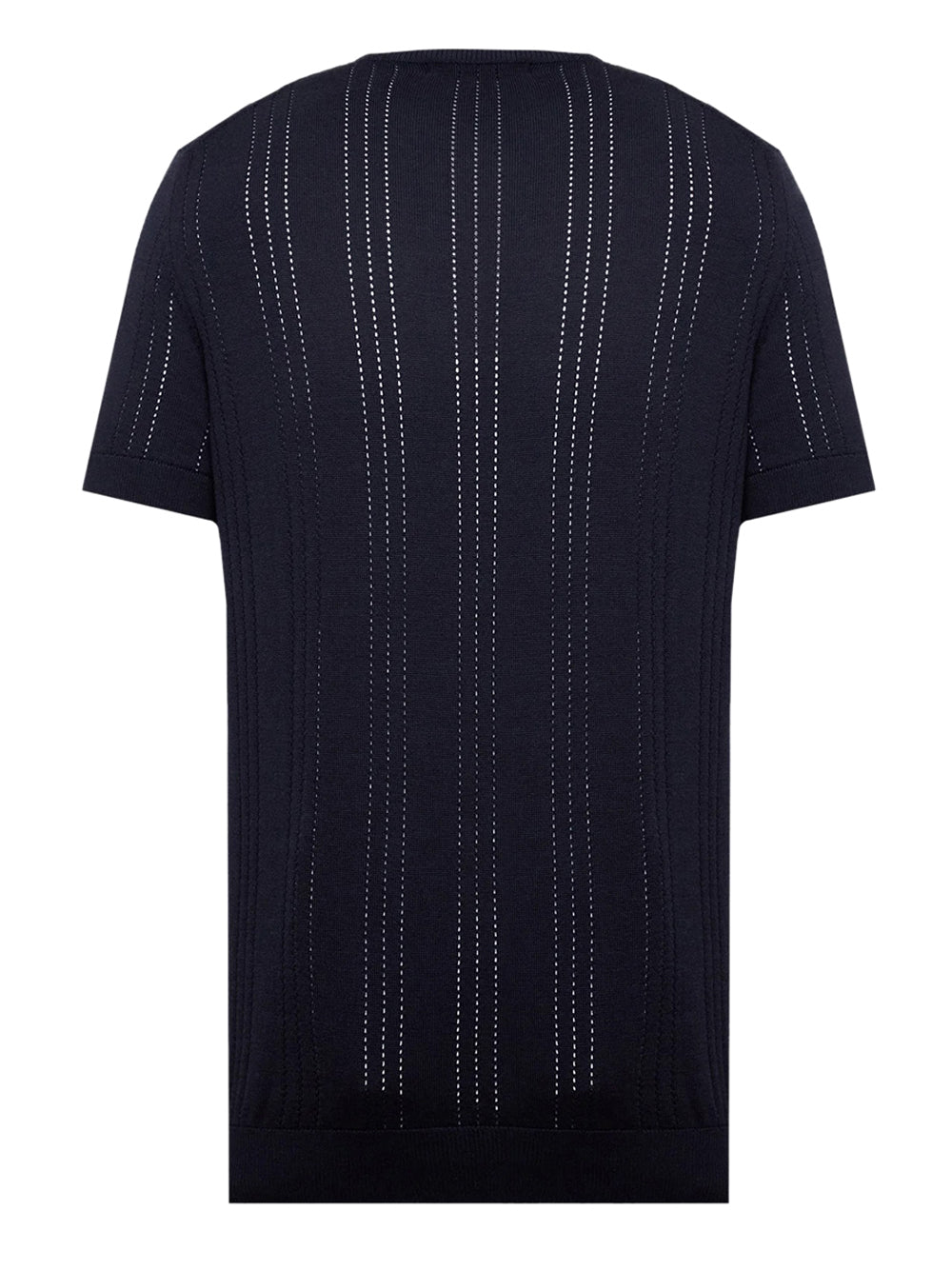 GUESS 2 USCITA Maglia Guess Lindon Cn Ss Pointel - Blu Smart blue