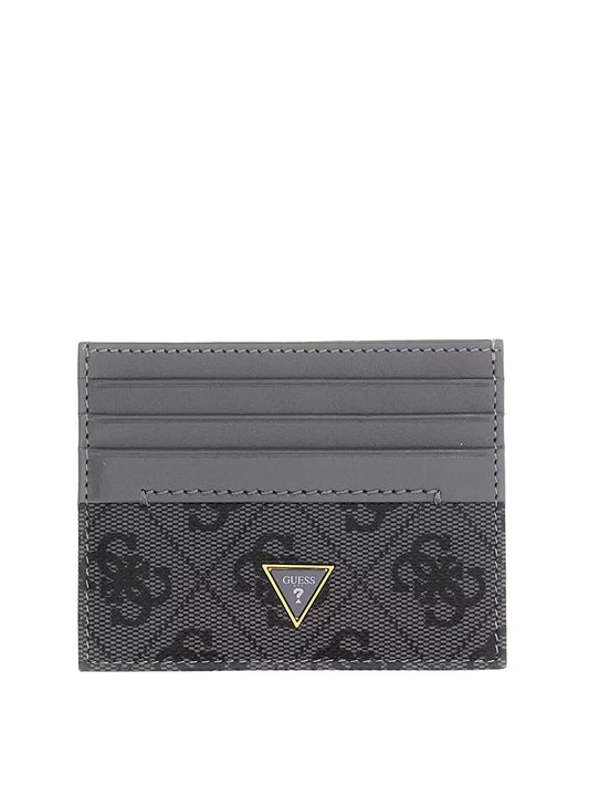 GUESS 2 USCITA Portafoglio Guess Milano - Antracite Black\Antracite