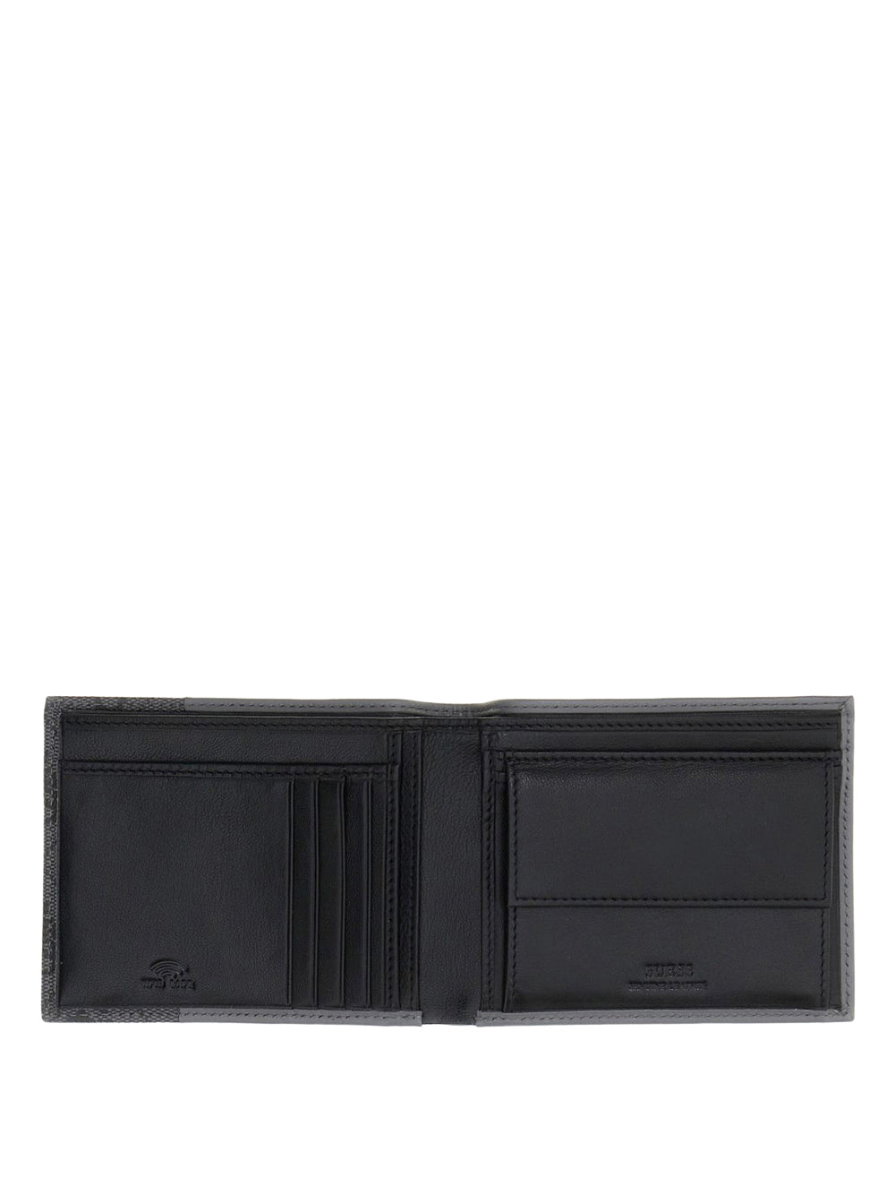 GUESS 2 USCITA Portafoglio Guess Milano Bifold - Nero Black\Antracite