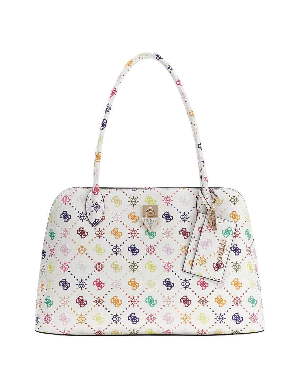 GUESS 2 USCITA Borsa a Mano Guess Patsie Tote - Bianco Bianco