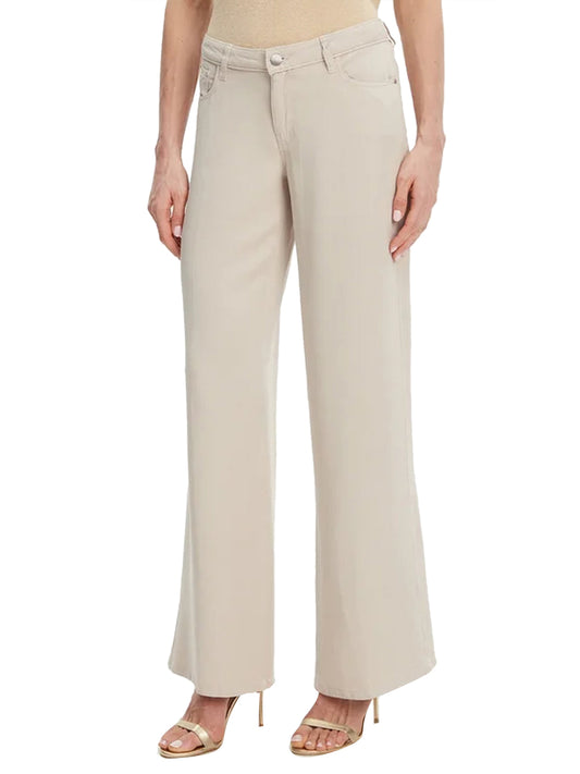 GUESS 2 USCITA Jeans Sexy Palazzo Guess - Panna Walnut Shell
