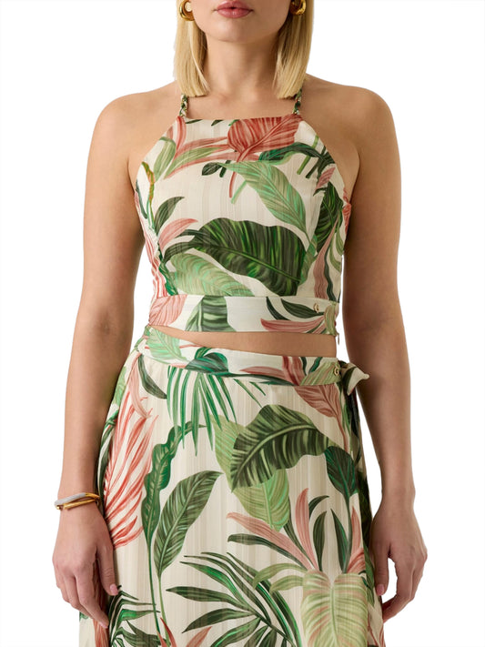 GUESS 2 USCITA Crop Top Guess Con Stampa Floreale - Multi MULTI