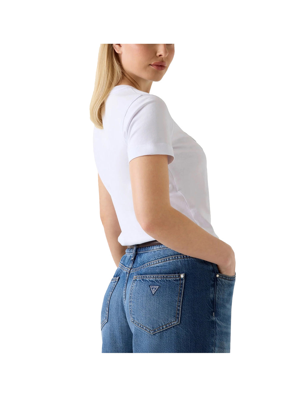 GUESS 2 USCITA T-Shirt Guess - Bianco Pure white