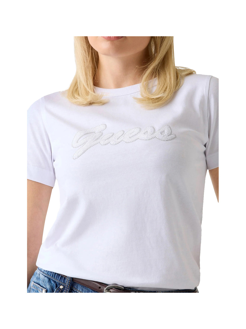 GUESS 2 USCITA T-Shirt Guess - Bianco Pure white