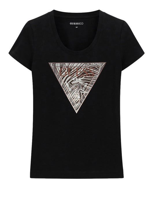 GUESS 2 USCITA T-shirt Con Logo Triangolo Guess - Nero Nero