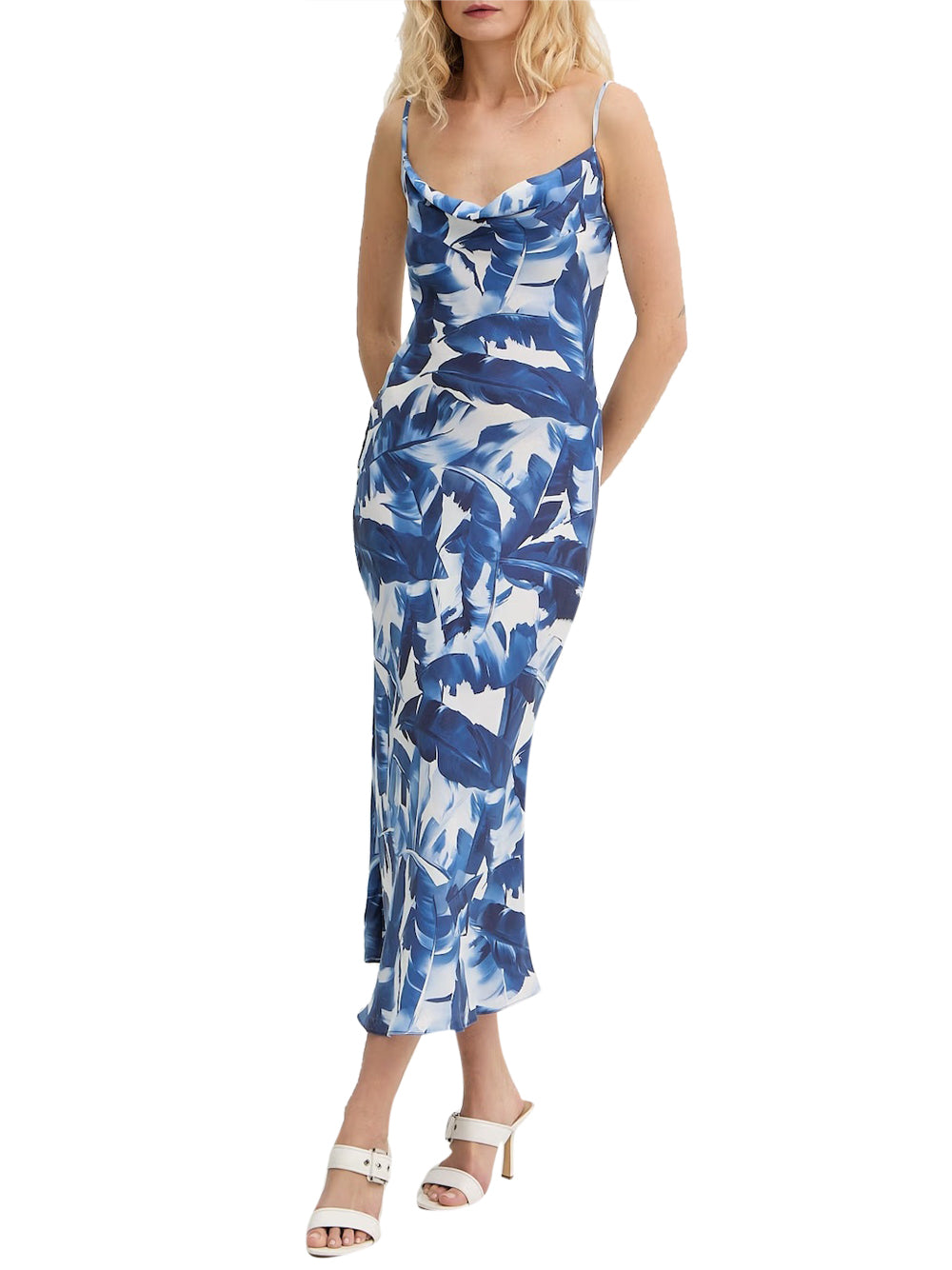 GUESS 2 USCITA Abito Longuette Guess Akilina - Multi Bianco/blu