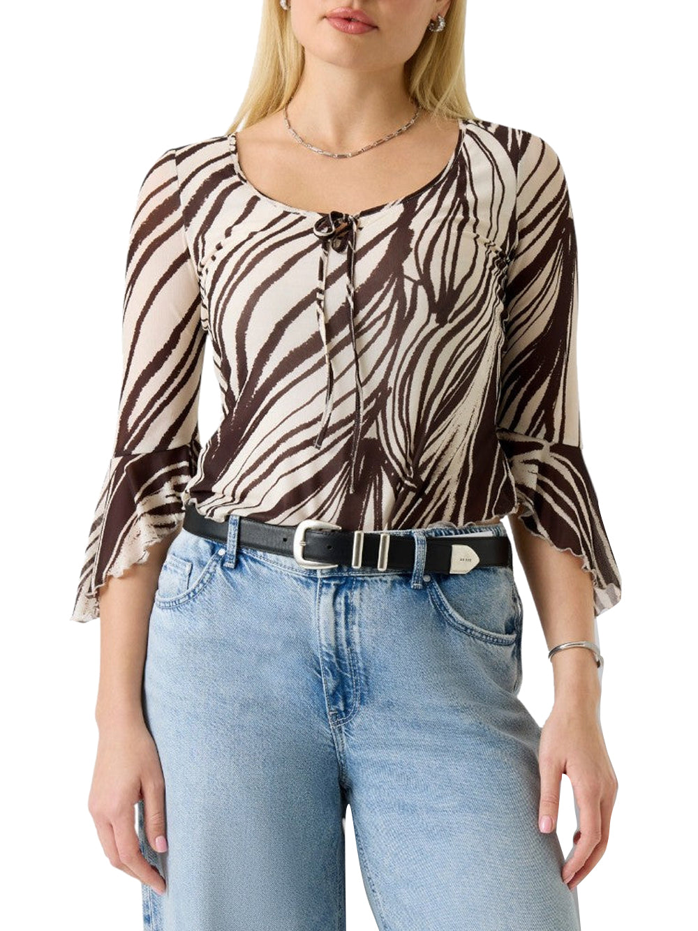 GUESS 2 USCITA Maglia Guess Serafina Mesh - Multi MULTI