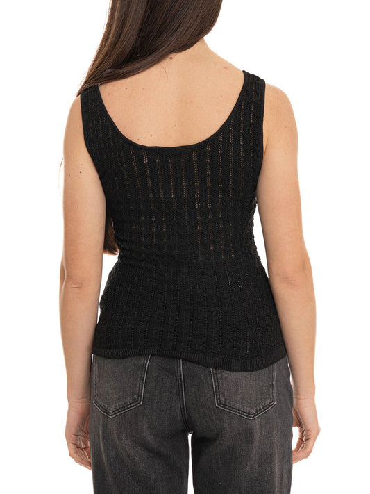 GUESS 2 USCITA Canotta Sl Rosalyn Guess - Nero Nero