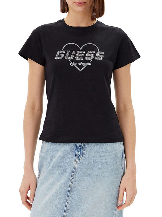 GUESS ATHLEISURE 1 USCITA T-Shirt Guess Narciso Cn - Nero Nero