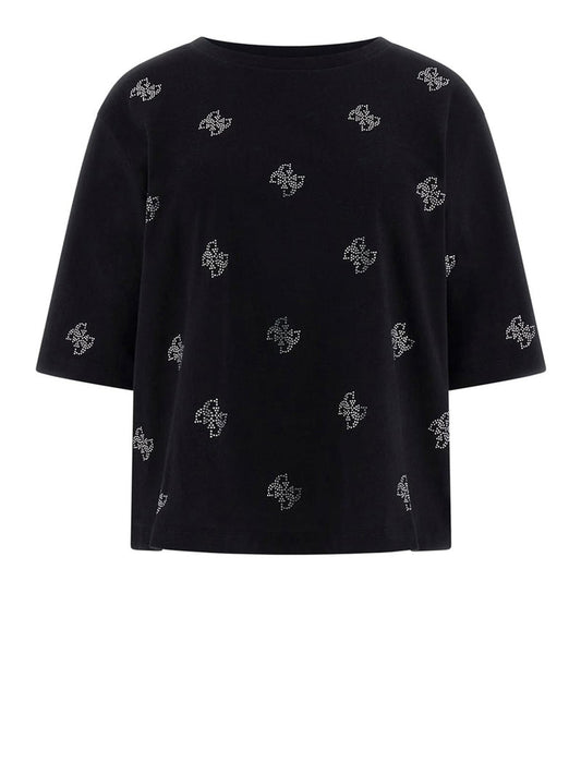 GUESS ATHLEISURE 2 USCITA T-Shirt Silvy 4G Ss Cn Guess - Nero Nero