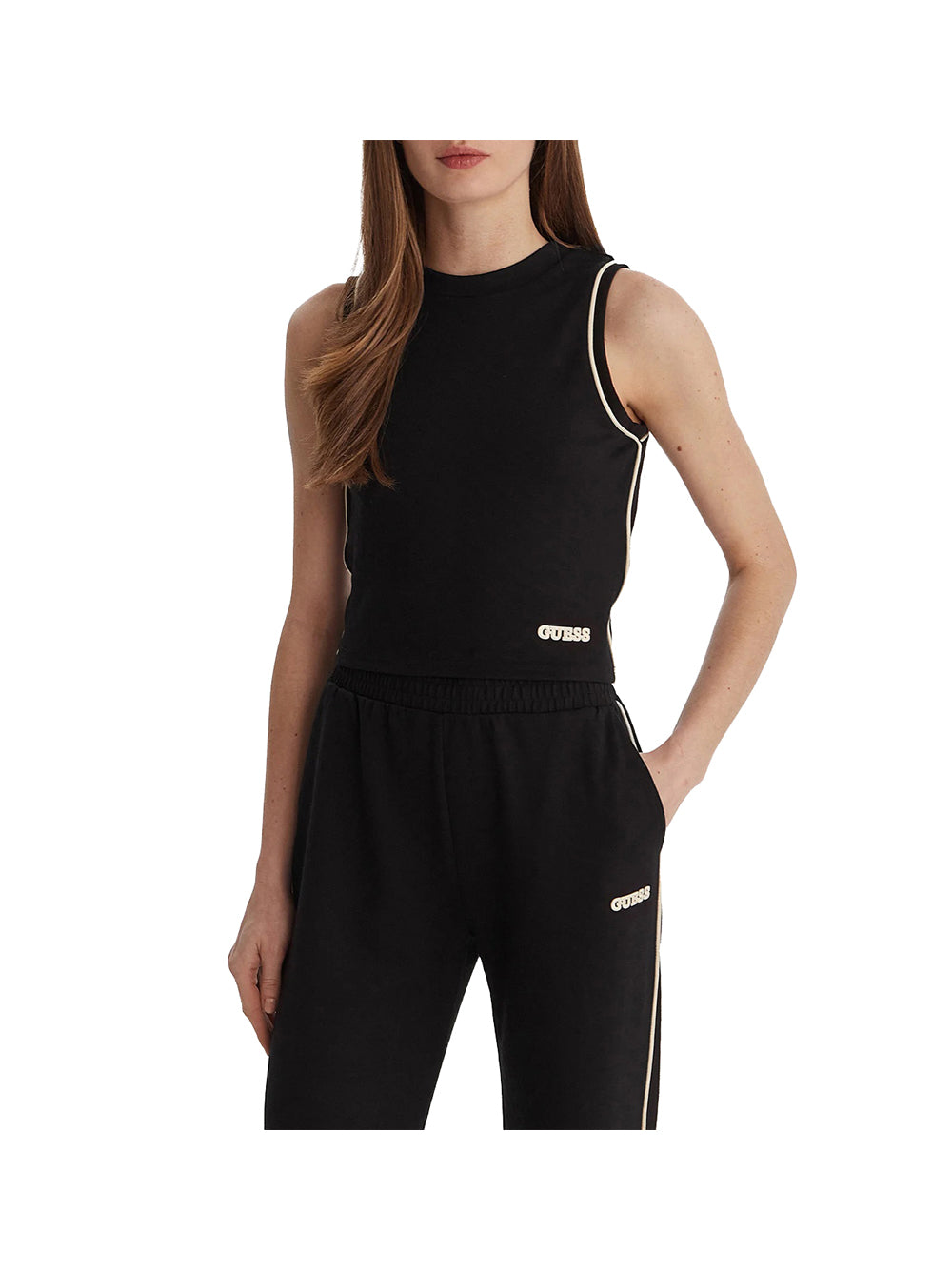 GUESS ATHLEISURE 2 USCITA Canotta Guess Clara - Nero Nero
