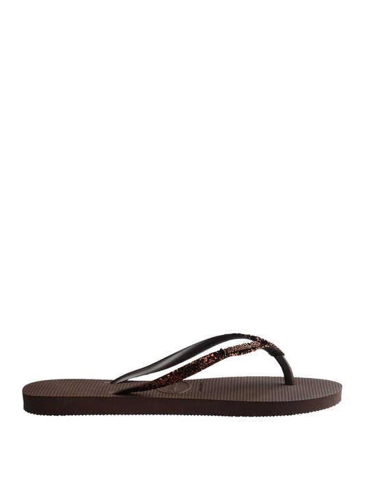 HAVAIANAS Havaianas Infradito Slim Glitter II - Marrone Scuro Marrone