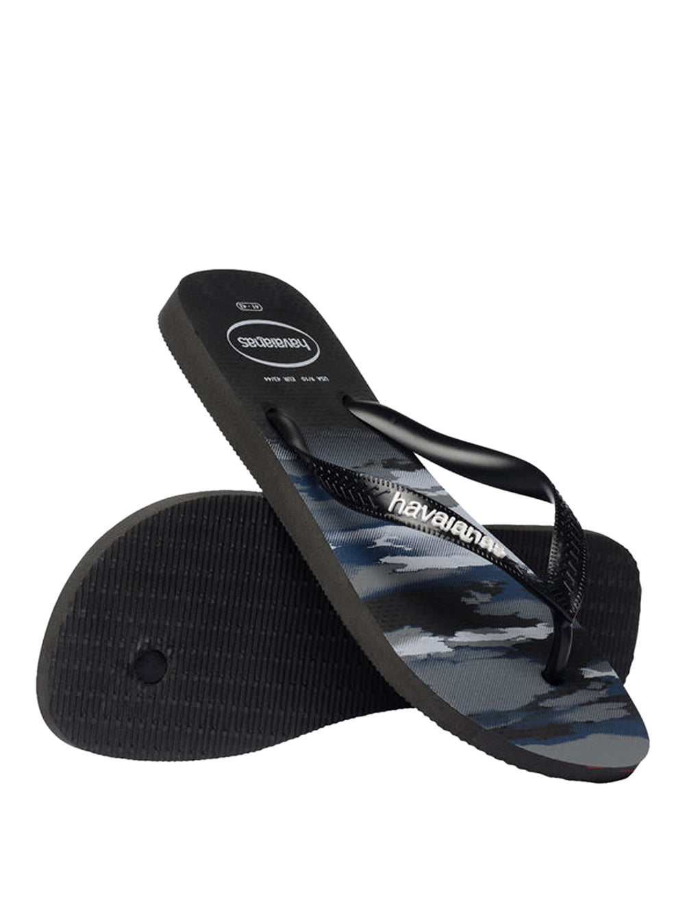 HAVAIANAS Infradito Havaianas Top Camu - Nero Nero/bianco
