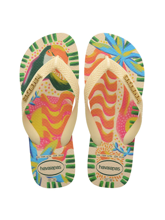 HAVAIANAS Infradito Havaianas Top Ginga Bossa - Crema Crema