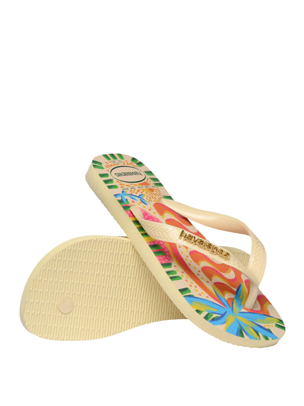 HAVAIANAS Infradito Havaianas Top Ginga Bossa - Crema Crema