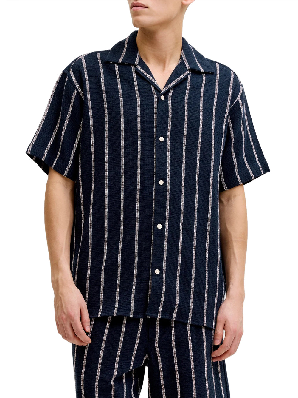 JACK&JONES MAIN 1 Camicia Jack&Jones Stile Hawaiano Relaxed Fit - Nero Nero