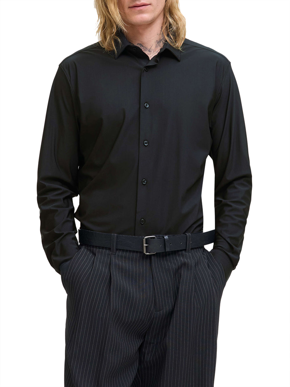 JACK&JONES MAIN 1 Camicia Jack&Jones Jprblaactive Stretch - Nero Nero
