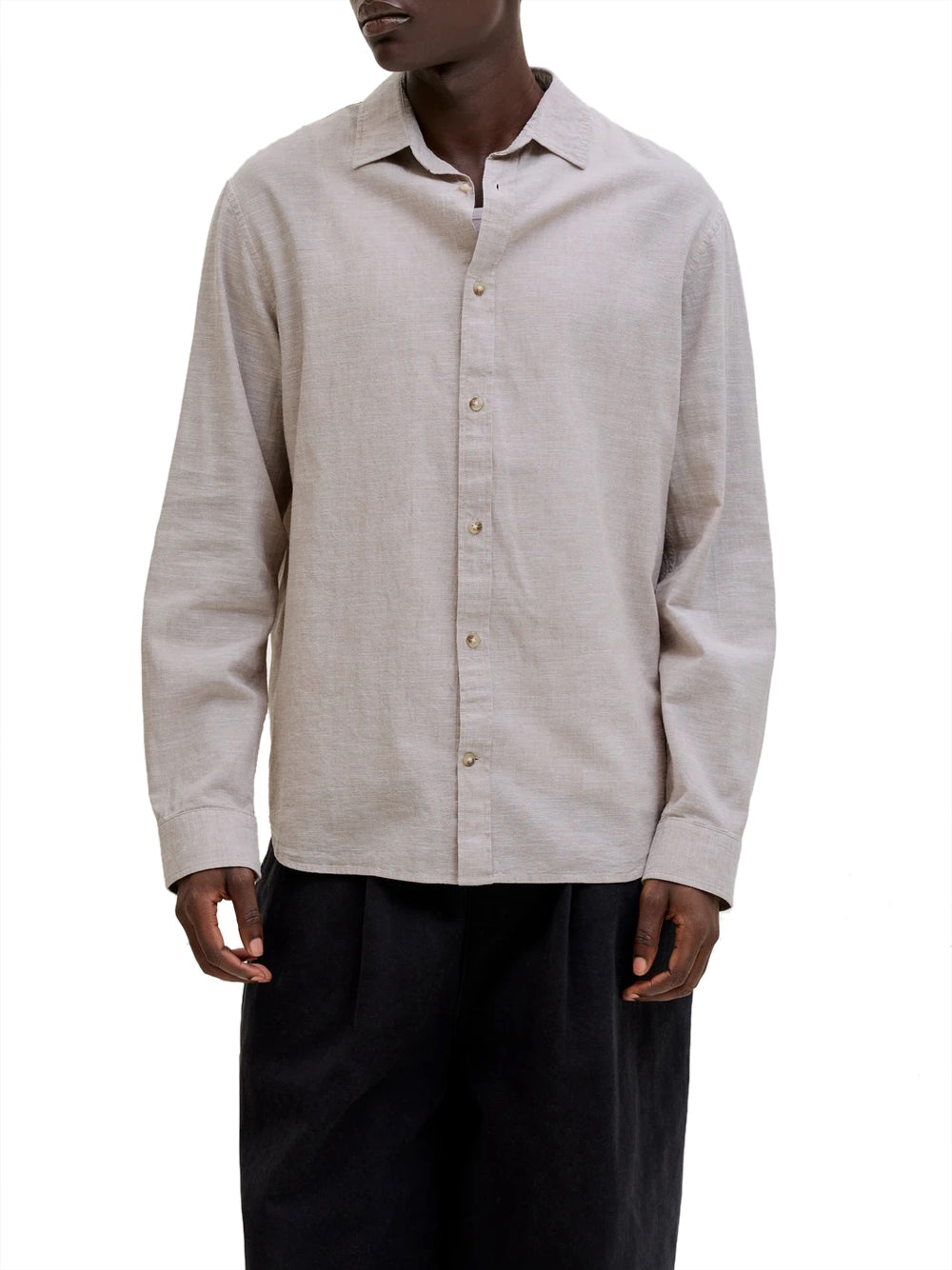 JACK&JONES MAIN 1 Camicia Jack&Jones Regular Fit - Tortora Tortora