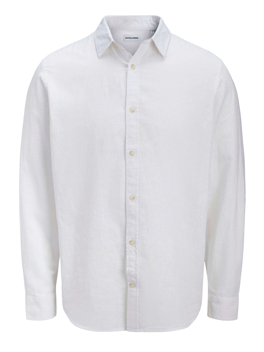 JACK&JONES MAIN 1 Camicia Jack&Jones Jjesummer Linen Blend - Bianco Bianco