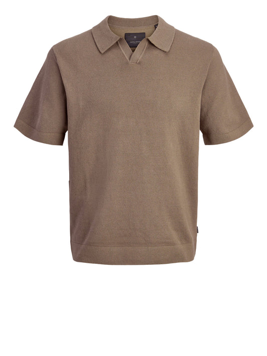 JACK&JONES MAIN 1 Polo In Maglia Jack&Jones - Marrone Marrone
