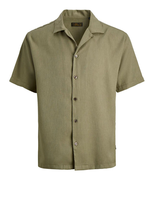 JACK&JONES MAIN 1 Jack&Jones Camicia Jprblurico Tencel Resort Verde Verde