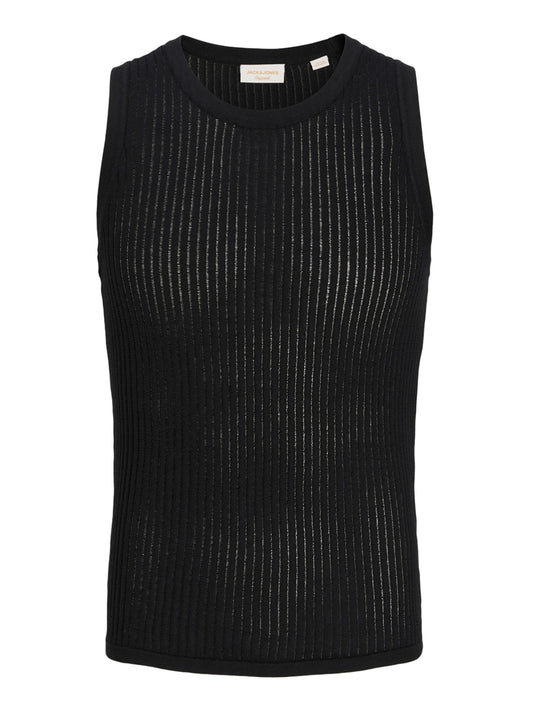 JACK&JONES MAIN 1 Canotta Jcodut Nkit Tank Jack&Jones - Nero Nero