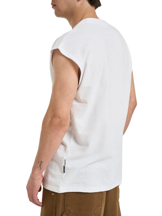 JACK&JONES MAIN 1 Canotta Jack&Jones Vestibilità Ampia - Bianco Bianco