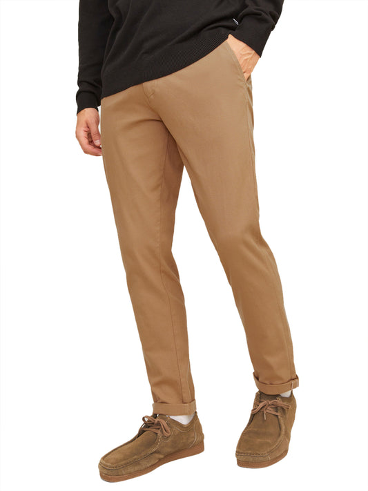 JACK&JONES STOCK Pantalone Jack&Jones Chino Slim Fit - Cammello Cammello