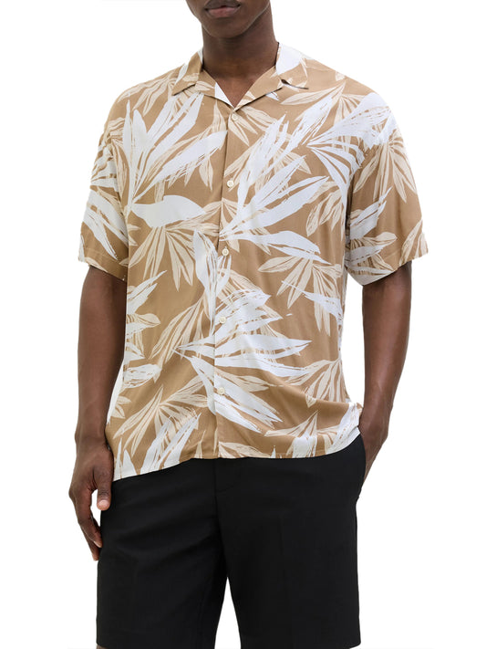 JACK&JONES STOCK Jack&Jones Camicia Tropical - Beige Beige