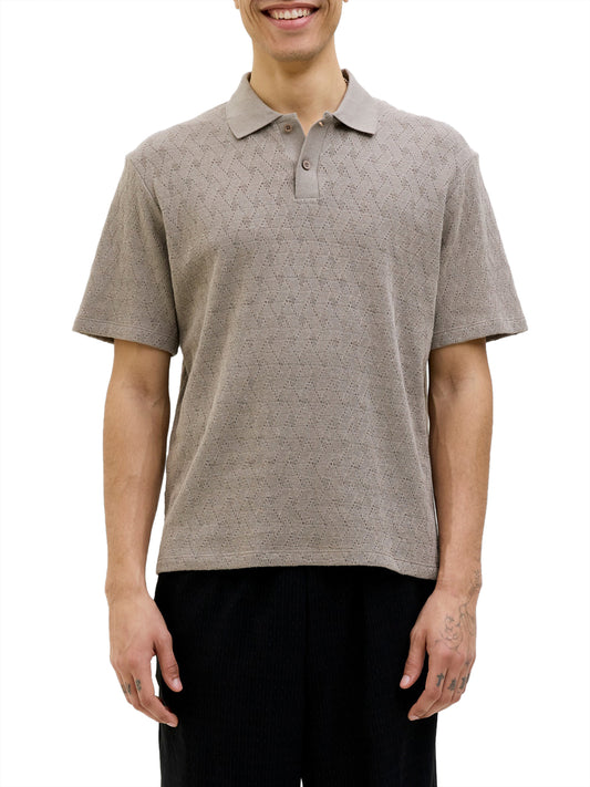 JACK&JONES STOCK Polo Jack&Jones - Tortora Tortora