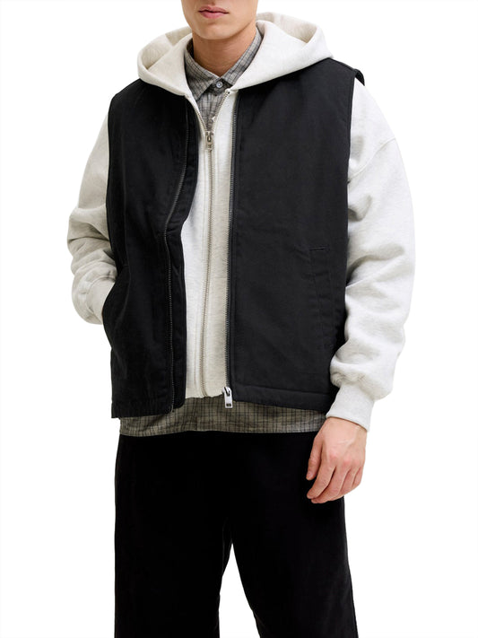 JACK&JONES STOCK Jack&Jones Gilet Jjedover Vest Noos Nero Nero