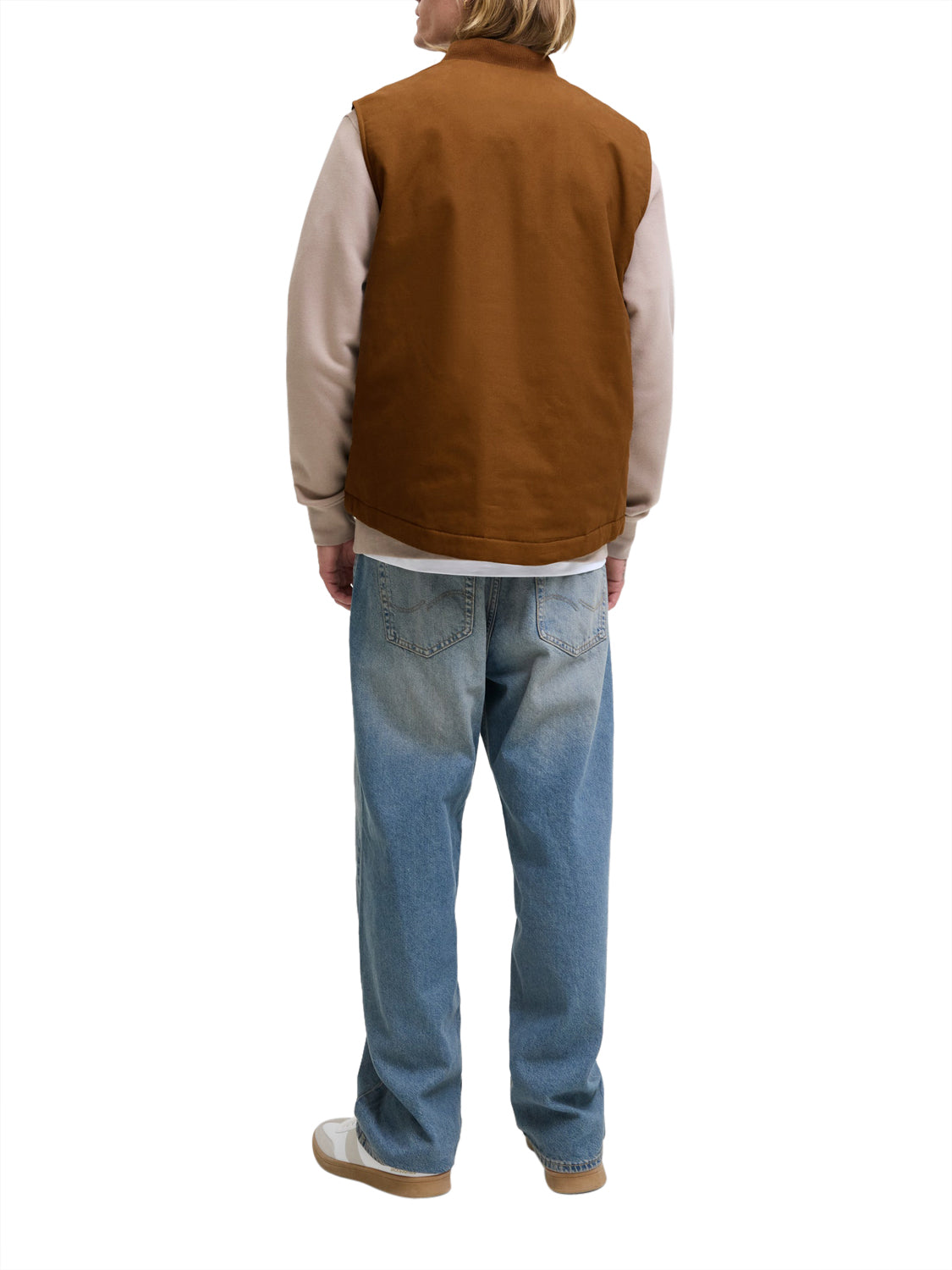 JACK&JONES STOCK Jack&Jones Gilet Jjedover Vest Noos Marrone Marrone