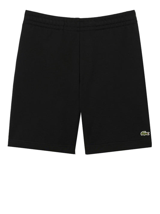 LACOSTE Lacoste Bermuda In Tessuto Felpato Regular Fit - Nero Nero