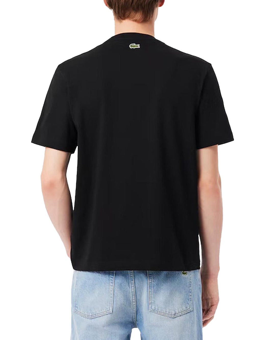 LACOSTE Lacoste T-shirt In Cotone Con Stampa - Nero Nero