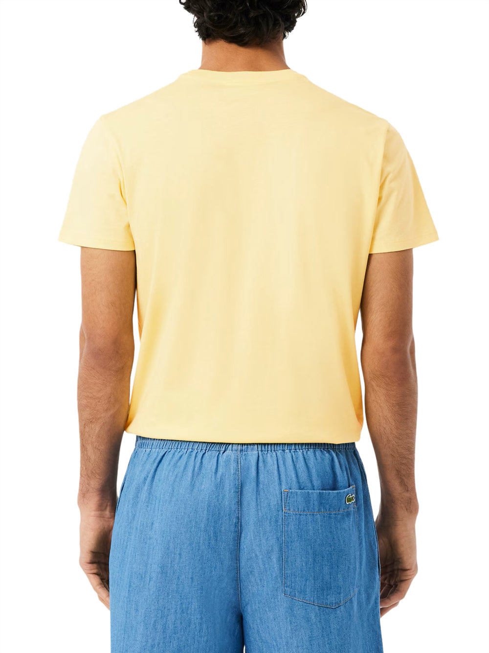 LACOSTE Lacoste T-shirt In Cotone Pima - Giallo Giallo
