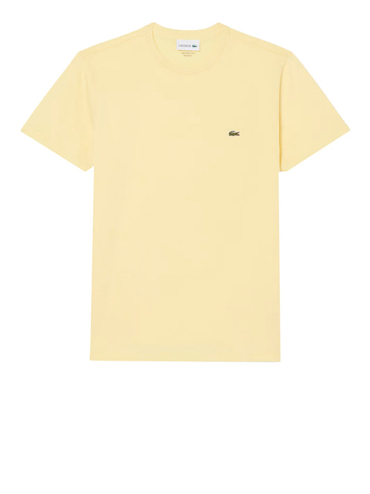 LACOSTE Lacoste T-shirt In Cotone Pima - Giallo Giallo