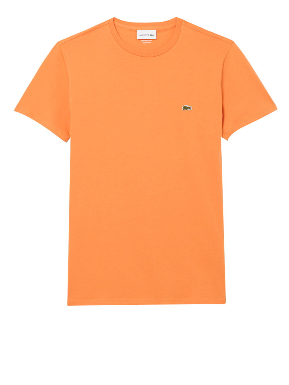 LACOSTE Lacoste T-shirt In Cotone Pima - Arancione Arancione