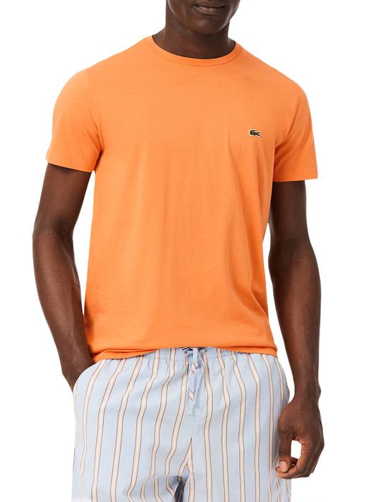 LACOSTE Lacoste T-shirt In Cotone Pima - Arancione Arancione