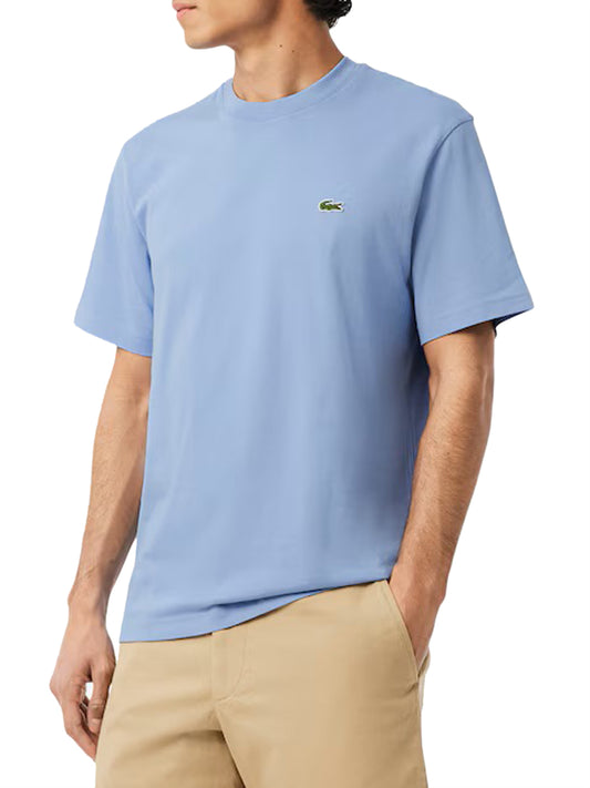 LACOSTE Lacoste T-Shirt In Cotone - Blu BLUE