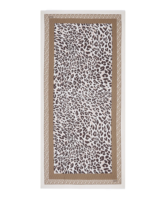 LIU JO SOFT1 Stola Liu Jo Animalier - Beige/Animalier ANIMALIER