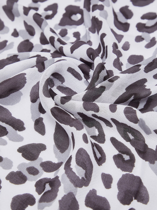 LIU JO SOFT1 Stola Liu Jo Animalier - Azzurro Azzurro