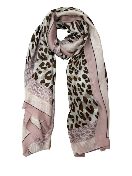 LIU JO SOFT1 Stola Liu Jo Portalogo Animal - Multi Soft Peony