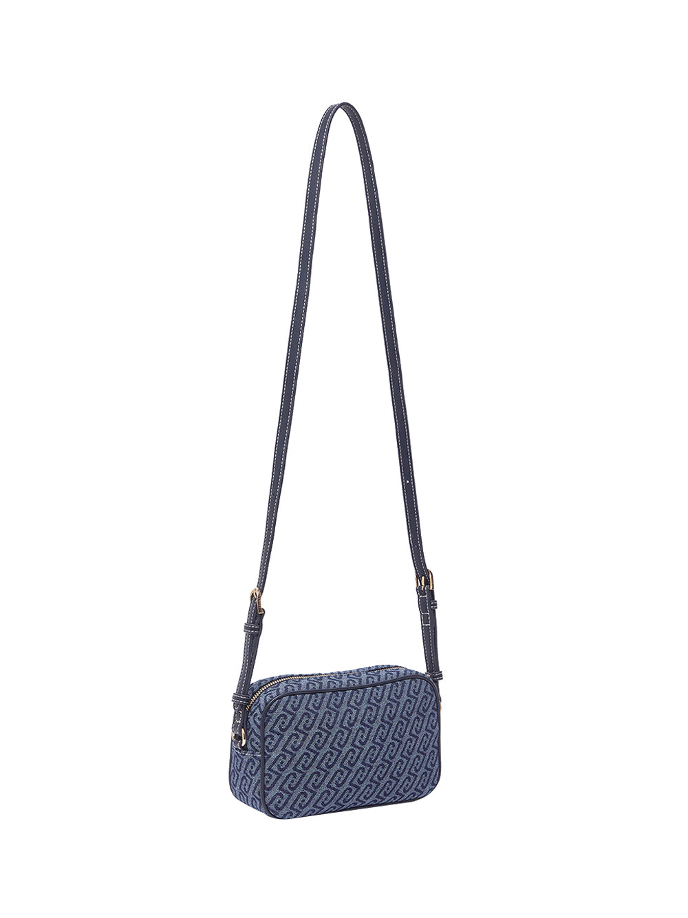 LIUJO ACCESSORI1 Borsa A Tracolla Piccola Liu Jo Jacquard - Denim Dress Blue